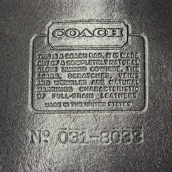 Coach duffle sac vintage made in late 80’s husband smokes - Picture 4 of 15